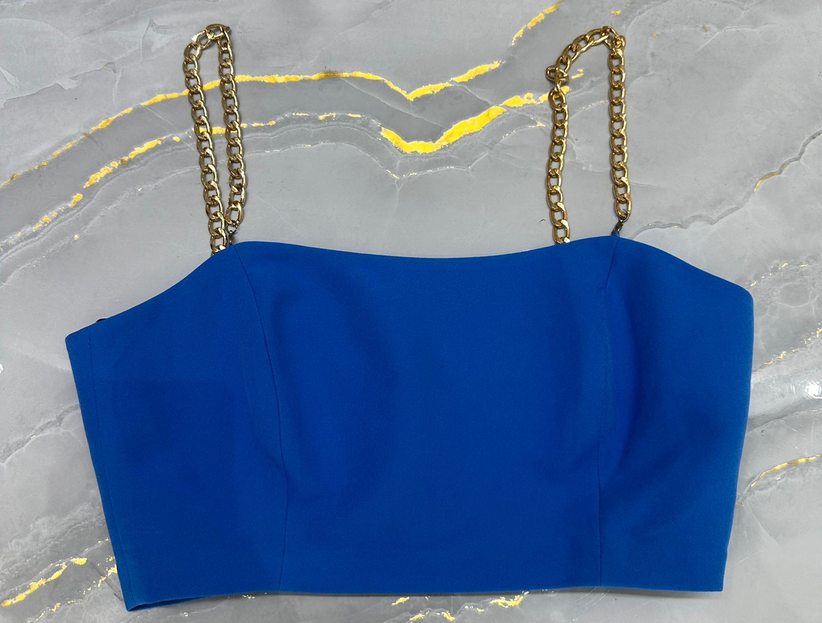 Golden Strap Top
