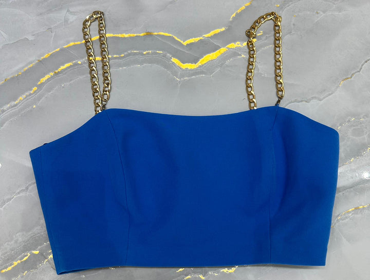 Golden Strap Top