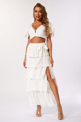 Tropical Layers Skirt Set